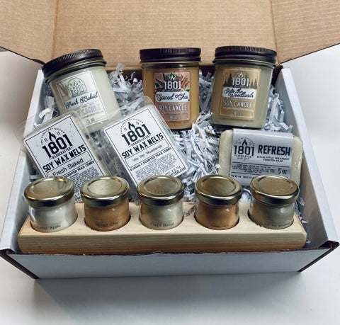 "Warm me up" themed gift box set