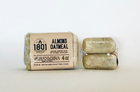 Almond Oatmeal - 4 oz Soap (2pk)